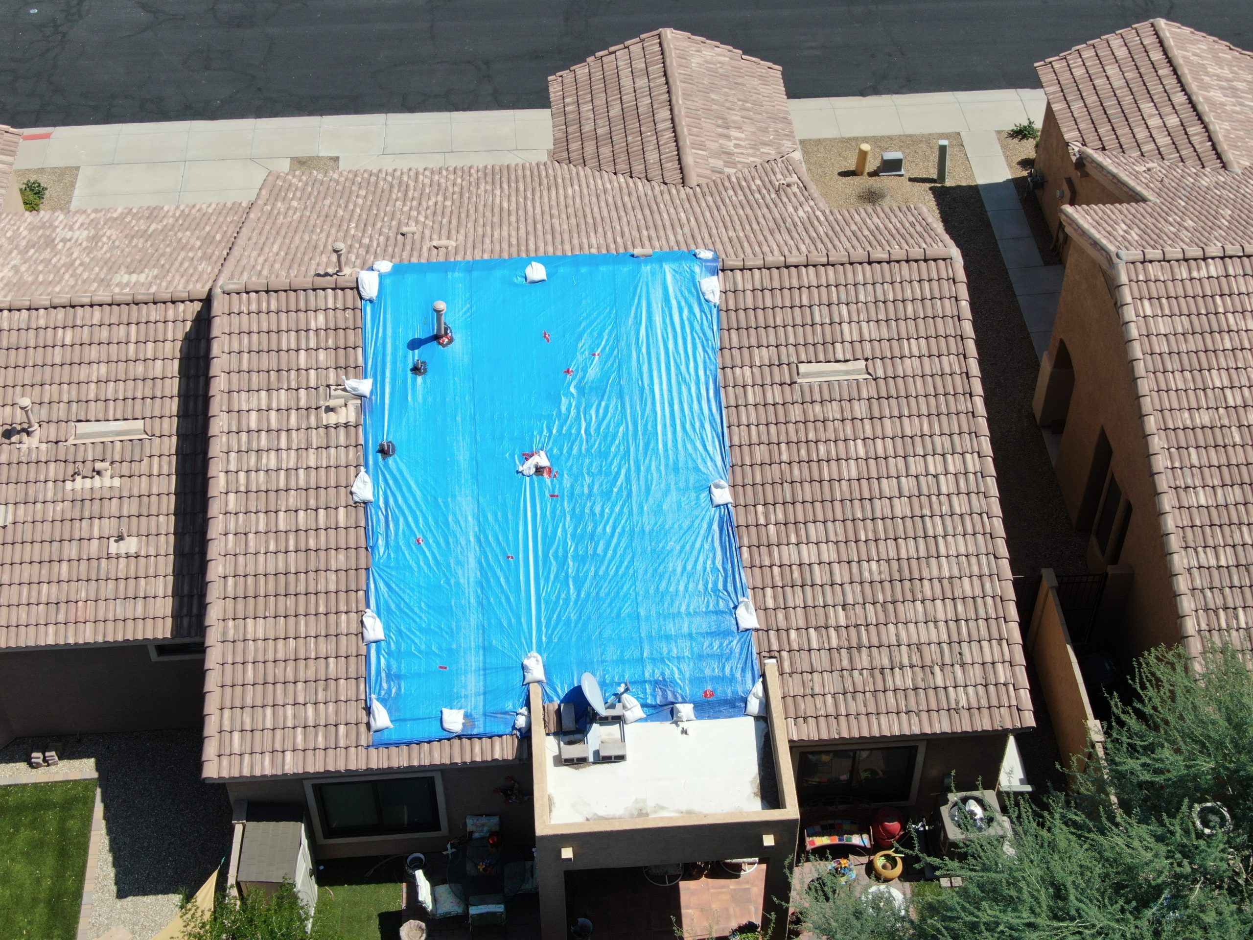 Roof tarping support from Kore Roofing in Phoenix