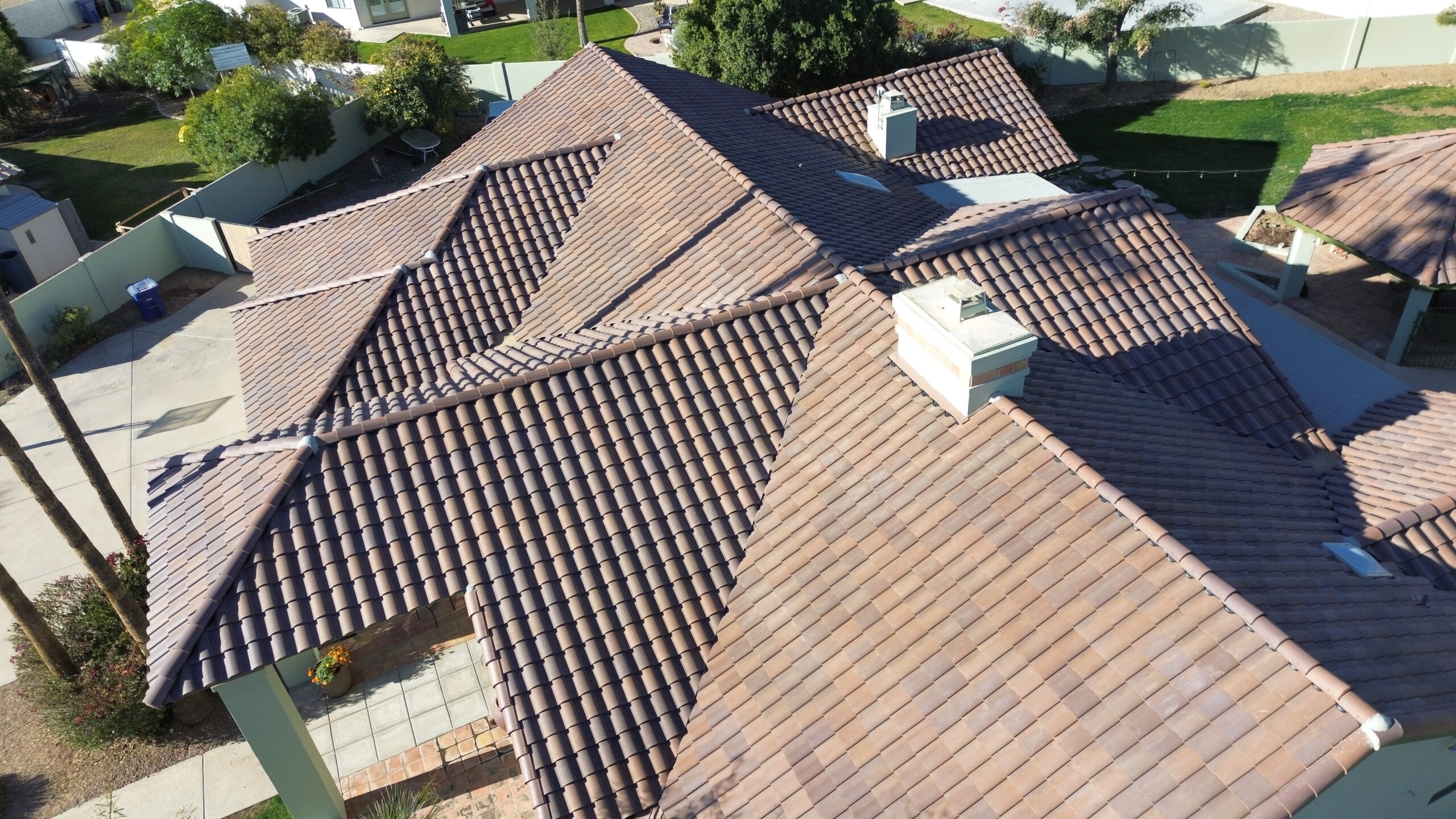 Tile roof installation by Kore Roofing in Scottsdale