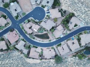 arizona homes overhead shot